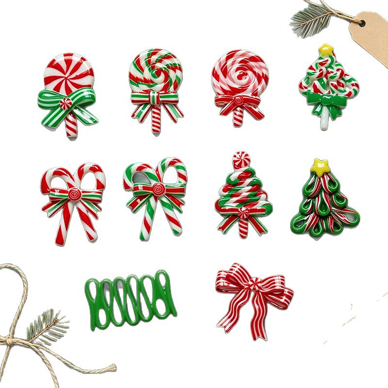 5pcs Christmas Resin Accessori - Gold 6138 review and price