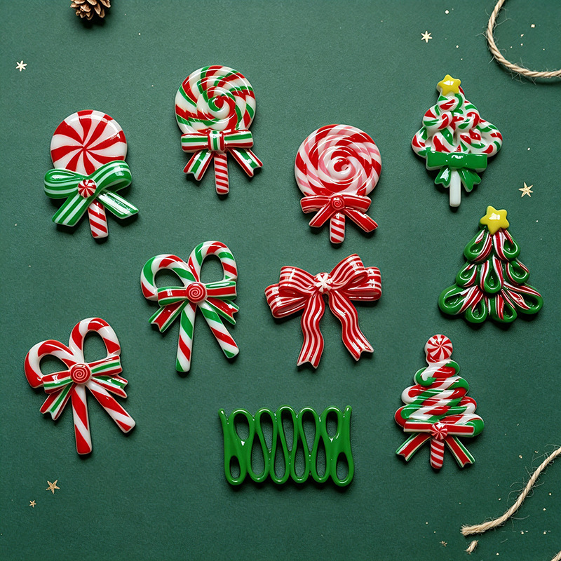 5pcs Christmas Resin Accessori - Gold 6138 review and price